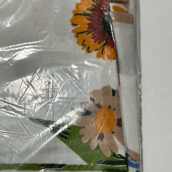 Vintage Martex 2 Standard Pillowcase Flowers New in Package Spring Tulips Unisex - Picture 9 of 9
